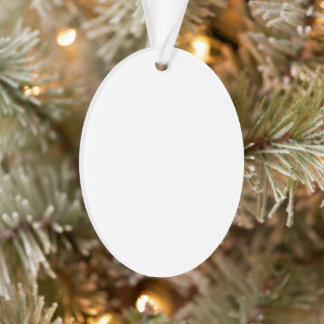 Adorno Acrylic Ornament, Acrylic Oval Ornament