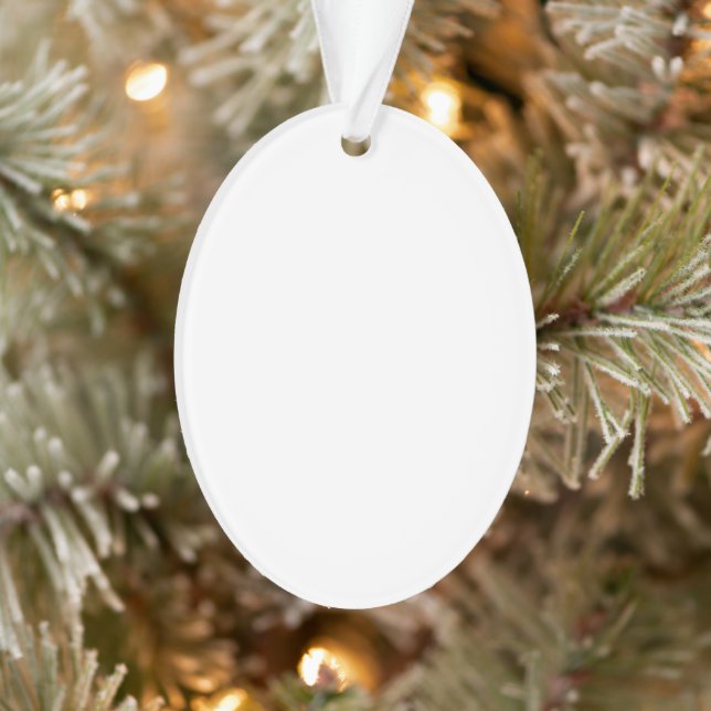 Adorno Acrylic Ornament, Acrylic Oval Ornament (Árbol)