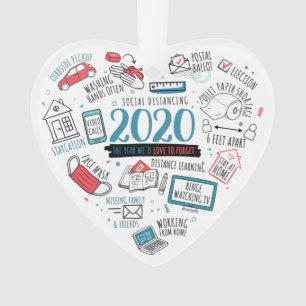 Adorno Actividades de cuarentena 2020 Navidades conmemora