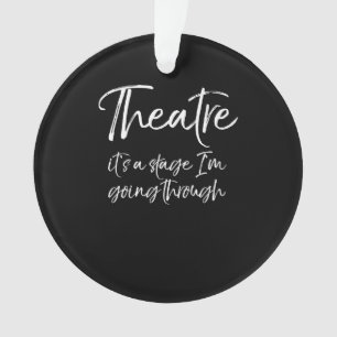 Adorno Actriz de actores de citas interina es un escenari