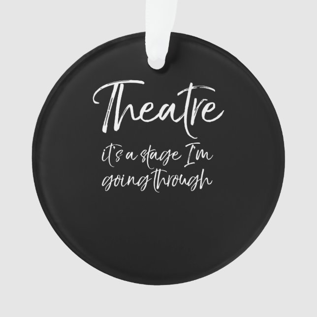 Adorno Actriz de actores de citas interina es un escenari (Anverso)