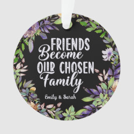 Adorno Acuarela Floral Wreath Friendster regalo