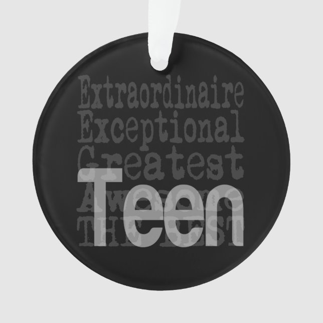Adorno Adolescente Extraordinaria (Anverso)