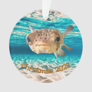 Adorno Advertencia divertida sobre los peces de purga: pu