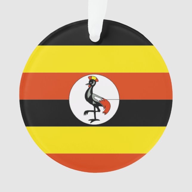 Adorno África: Bandera de Uganda (Anverso)