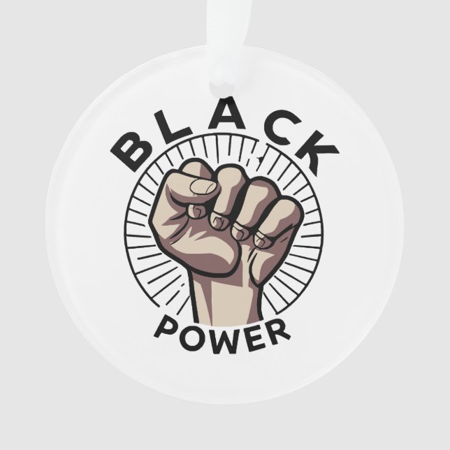 Adorno Afrocéntrico de poder negro (Anverso)