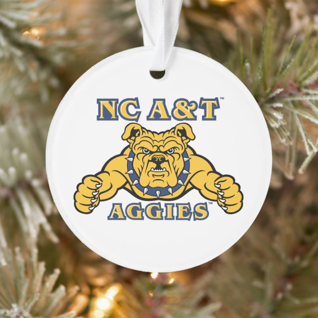 Adorno Agencias de A&T de CN | Bulldog Aggie (Árbol)