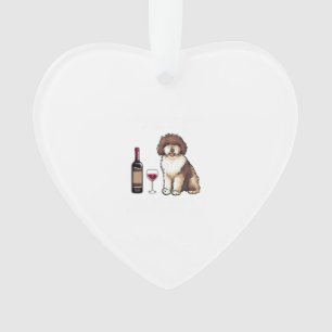 Adorno Agua española y vino Perro divertido 1
