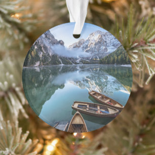 Adorno Agua Pragser Wildsee Dolomitas Italia