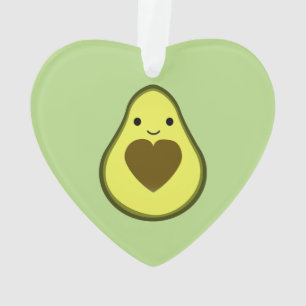 Adorno Aguacate amor lindo aguacate con corazón