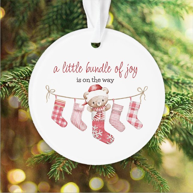 Adorno aguafuerte de peluche de invierno de alegría (Subido por el creador)