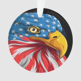 Adorno Águila Americana Patriótica - Ver el dorado