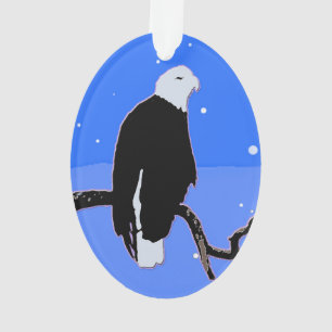 Adorno Águila calva en invierno - Arte de vida salvaje or