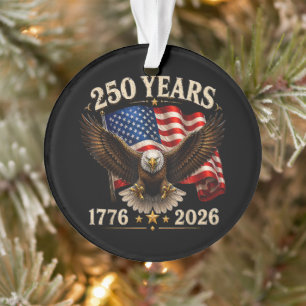 Adorno Águila patriótica del 250 aniversario de EE. UU.