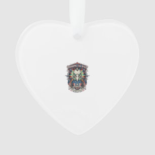 Adorno Águila Patriótica Fin De Los Tiempos Calavera Zomb