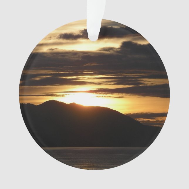 Adorno Alaskan Sunset III Hermosa Fotografía de Alaska (Anverso)