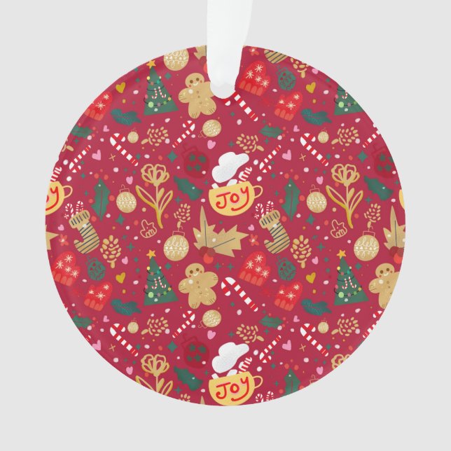 Adorno Alegría de los navidades (Anverso)