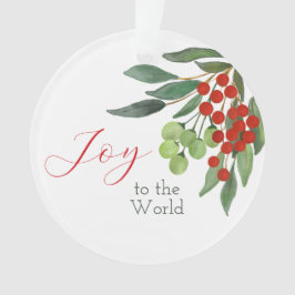 Adorno Alegría personalizada a los Navidades del Holly Ro