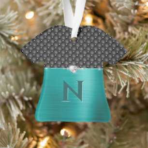 Adorno Alfombras Metalizado verde azuladas de imitación 