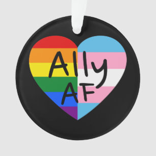 Adorno Aliado AF III - Bandera LGBTQ Orgullo Gay Transgén