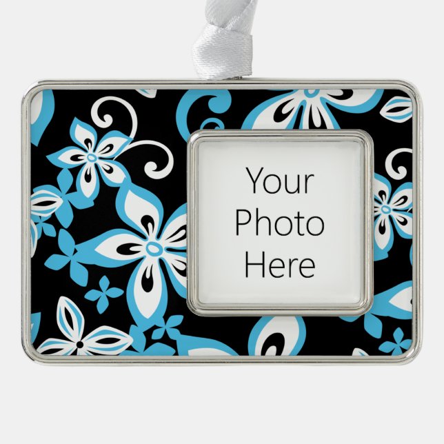 ADORNO ALOHA HAWAII (NEGRO/AZUL) (Anverso)