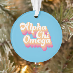 Adorno Alpha Chi Omega   Escritura Groovy