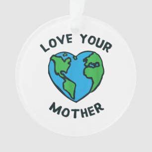 Adorno Ama el Corazón de la Madre Tierra