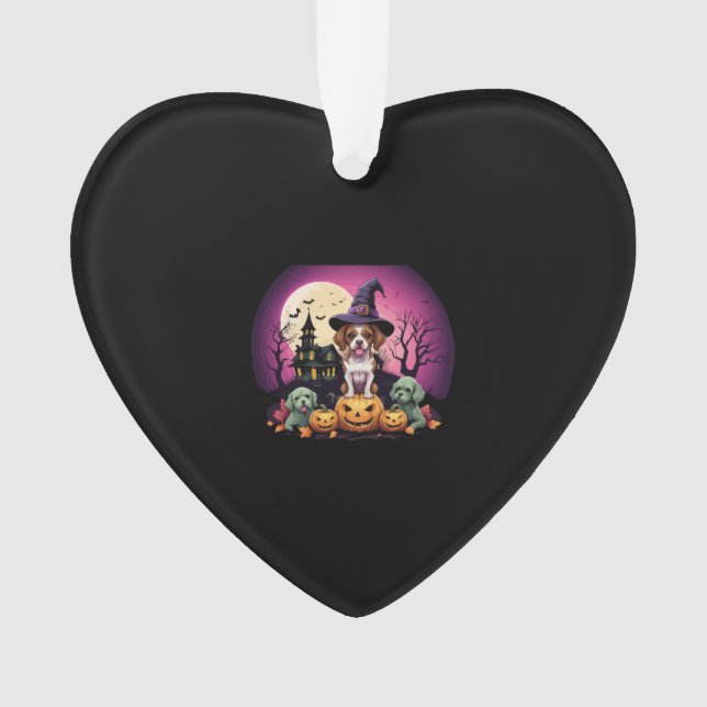 Adorno Amantes de la caída de perro de Halloween (Anverso)
