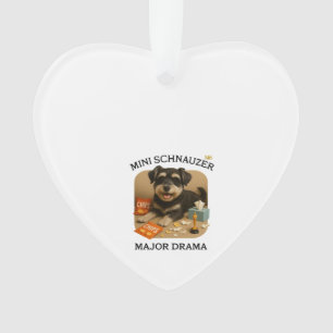 Adorno Amantes del perro Schnauzer Mini