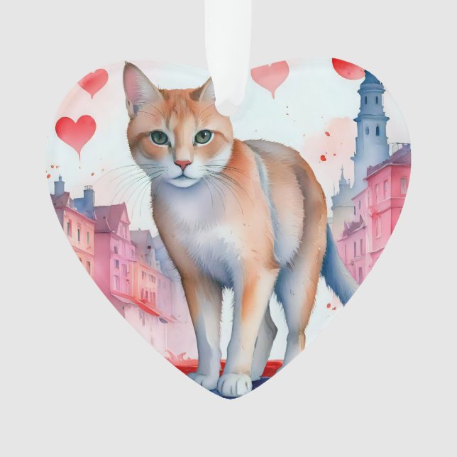 Adorno Amar a un gato (Anverso)