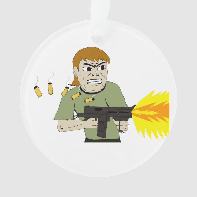 Adorno ametralladora (Anverso)