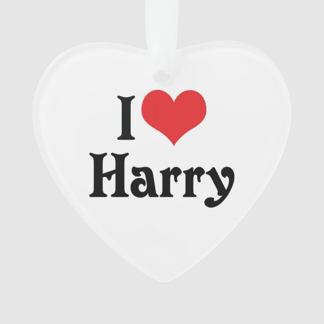 Adorno Amo a Harry (Anverso)