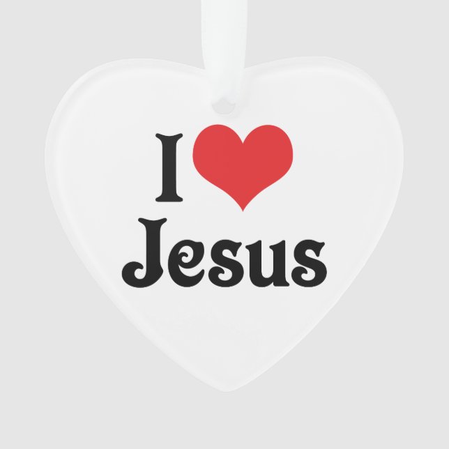 Adorno Amo a Jesús (Anverso)