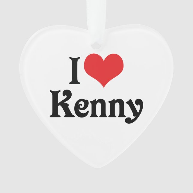 Adorno Amo a Kenny (Anverso)