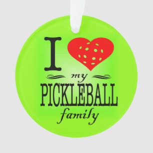 Adorno Amo a mi familia Pickleball