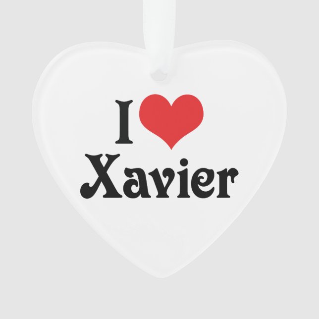 Adorno Amo a Xavier (Anverso)