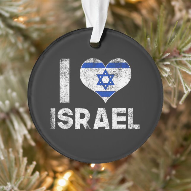Adorno Amo Israel (Árbol)