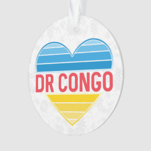 Adorno Amo la RD Congo, el corazón Congo-Kinshasa