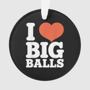 Adorno Amo las bolas grandes, mujeres hetero amantes de h
