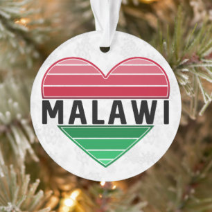 Adorno Amo Malawi, el corazón de Malawi