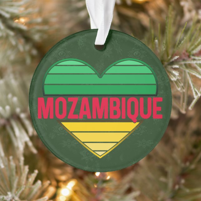 Adorno Amo Mozambique, el corazón de Mozambique (Árbol)