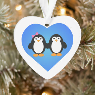 Adorno Amor pingüino