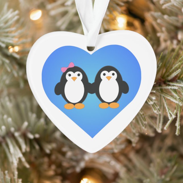 Adorno Amor pingüino (Árbol)