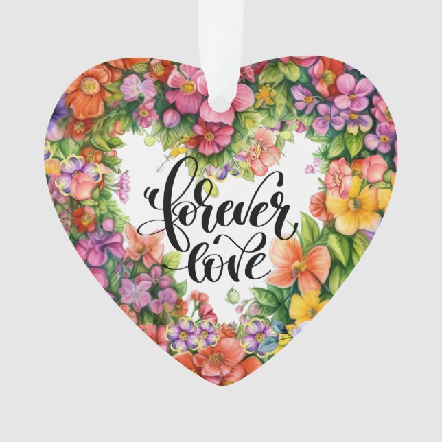 Adorno Amor por siempre (Anverso)