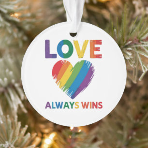 Adorno Amor Siempre Gana LGBT