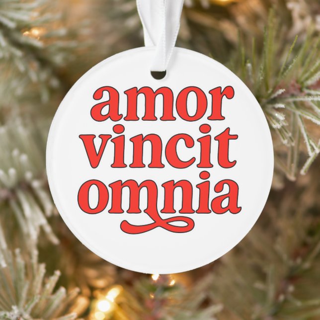Adorno Amor vincit omnia (Árbol)