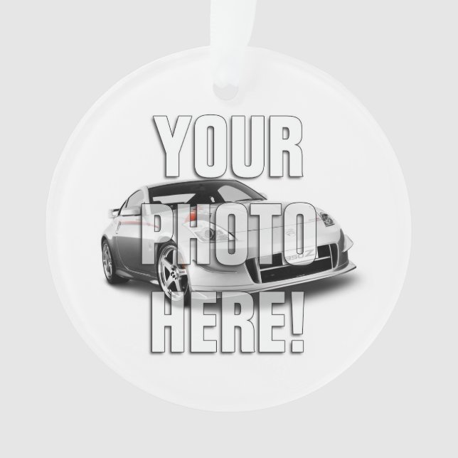 Adorno Añada su foto - Nissan 350Z (Anverso)