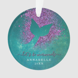 Adorno Añadir nombre a la cola de la sirena personalizada