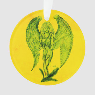 Adorno Ángel al estilo tatuaje