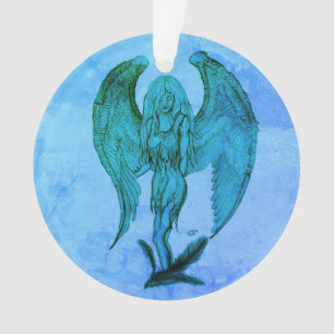 Adorno Ángel al estilo tatuaje